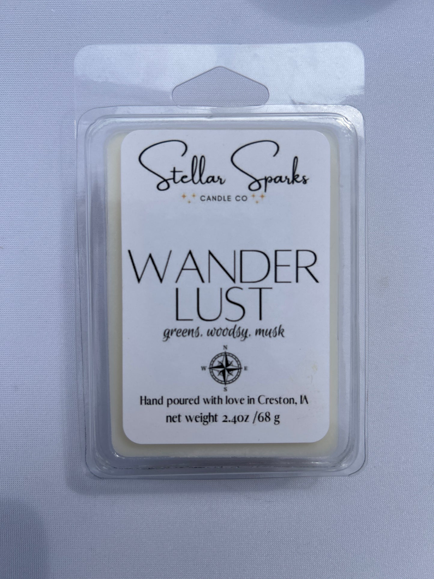 Wanderlust 2.4oz wax melt