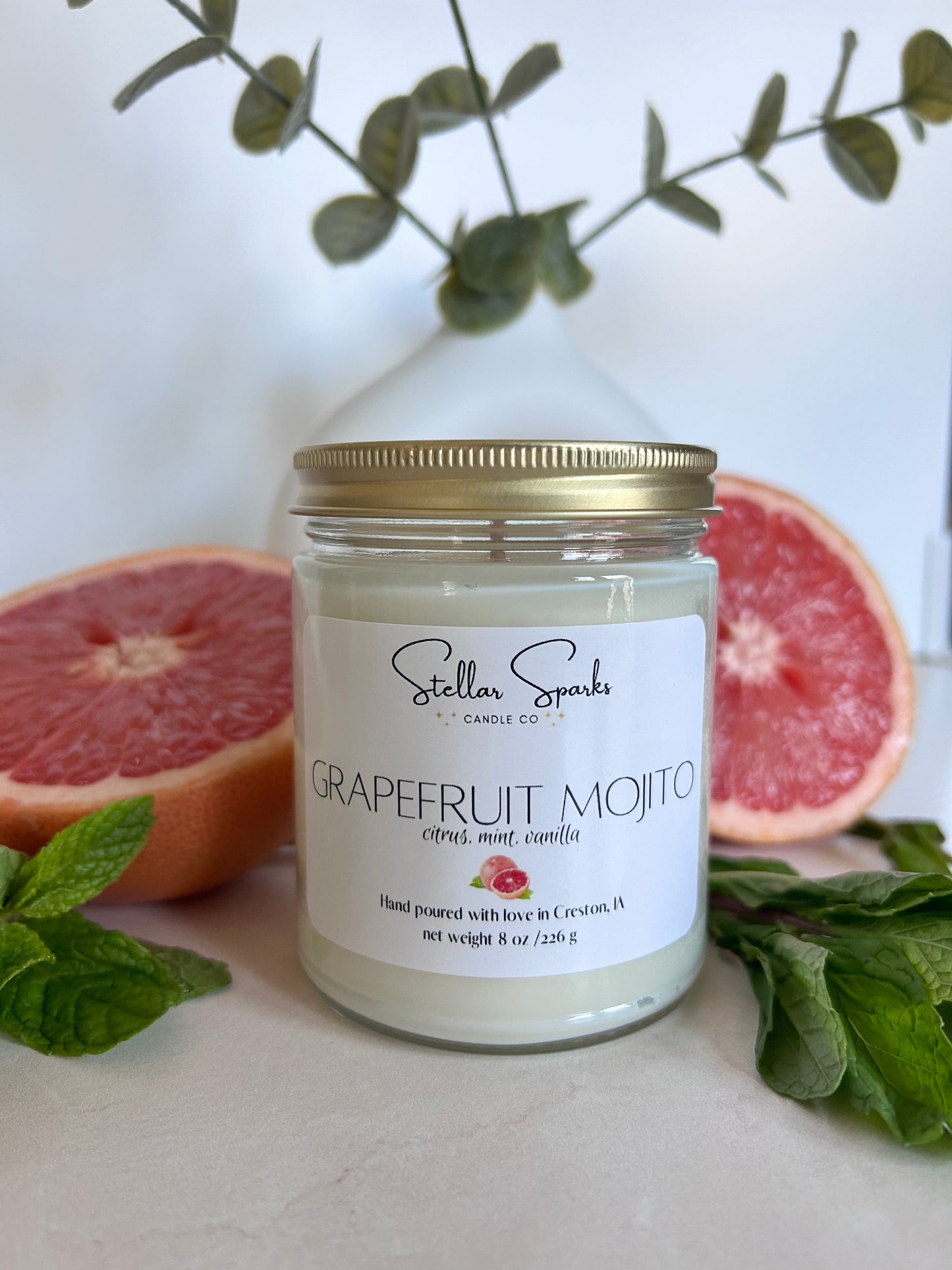 Grapefruit Mojito 8oz Candle