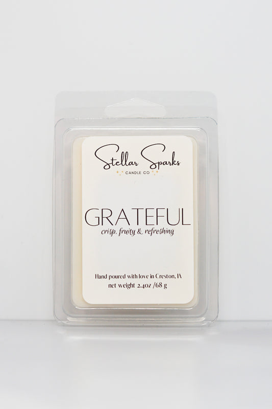 Grateful wax melt