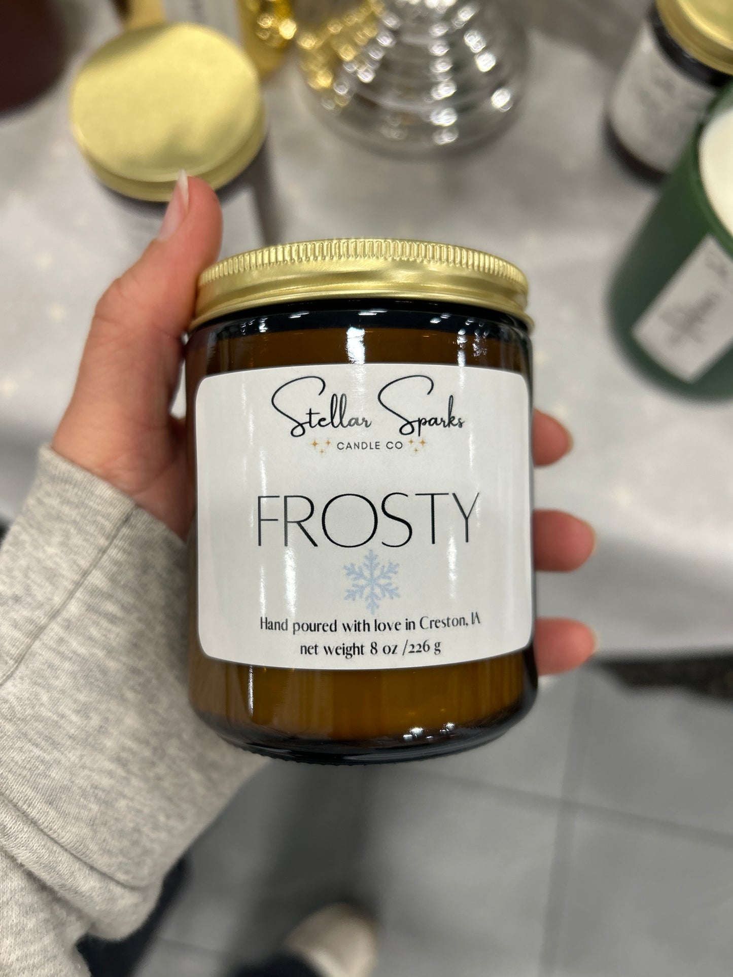 Frosty 8oz candle