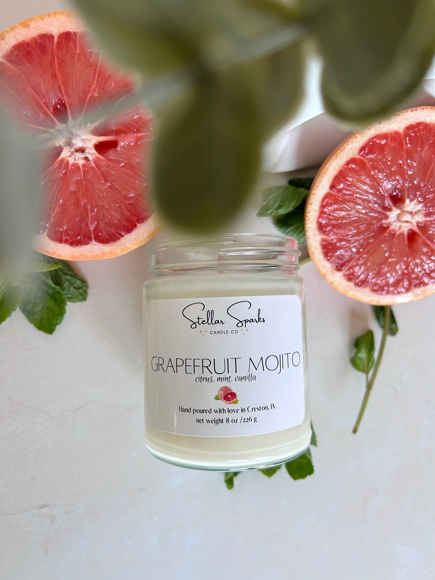 Grapefruit Mojito 8oz Candle