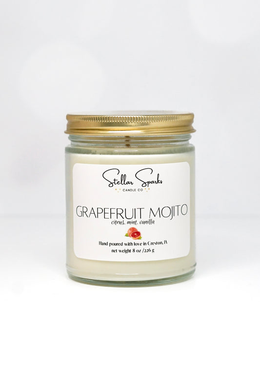 Grapefruit Mojito 8oz Candle