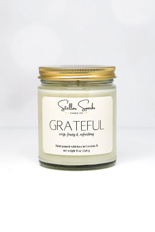 Grateful 8oz candle