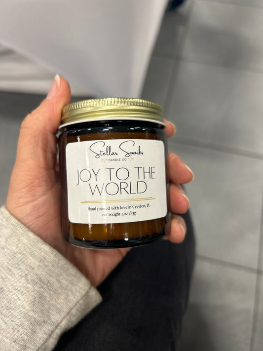 Joy to the World 4oz candle