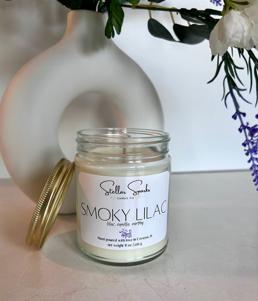 SMOKY LILAC 8OZ CANDLE