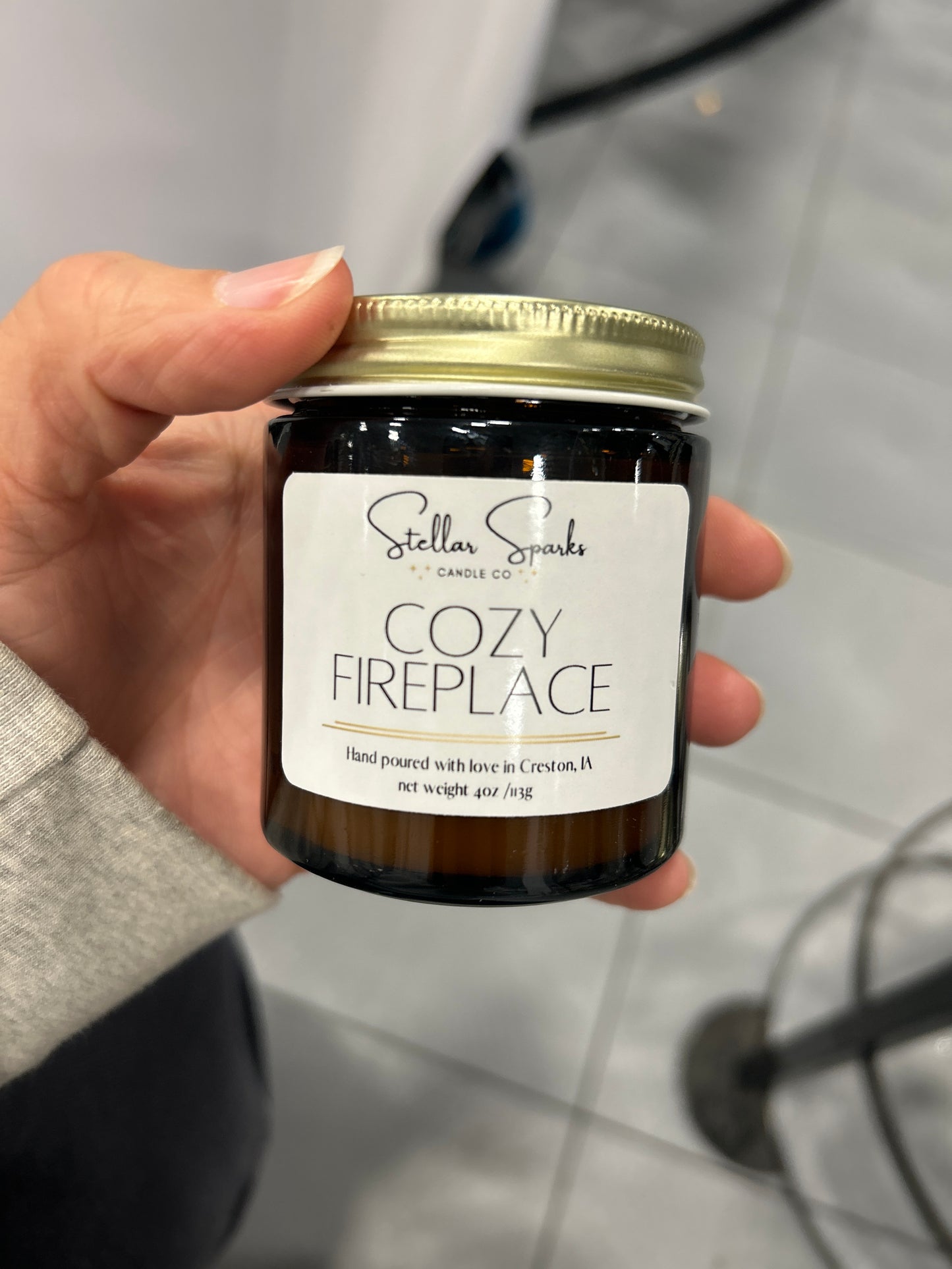 Cozy Fireplace 4oz candle