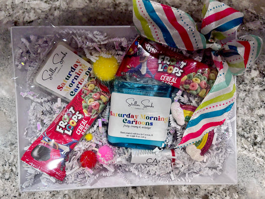 Sat Am Cartoon gift basket